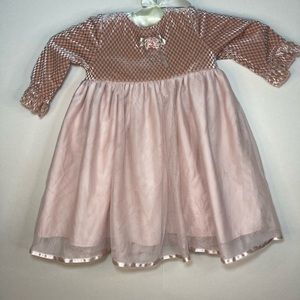 PASTOURELLE BY PIPPA & JULIE velvet & tulle dress